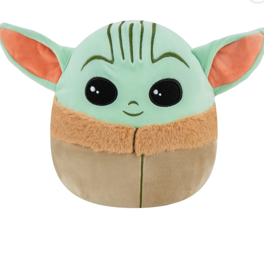 Star Wars Grogu Baby Yoda Squishmallows 10” Kellytoy Official Disney Collectible